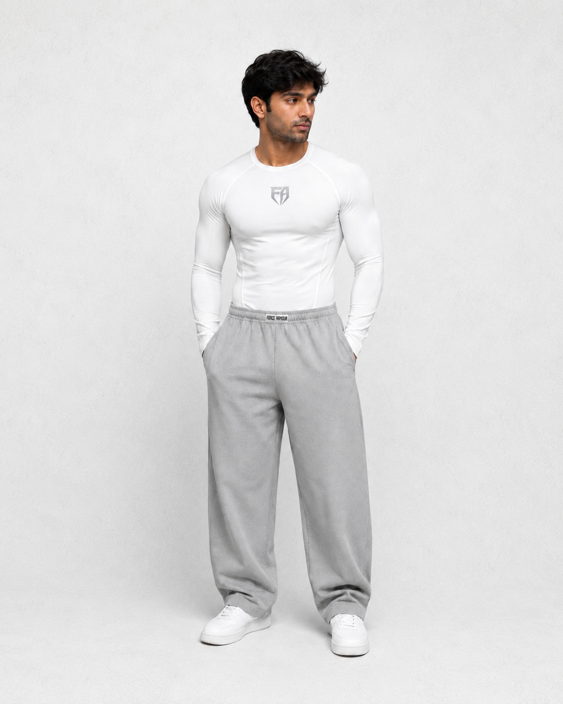 Active pulse long sleeve compression fit